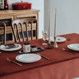  Khăn Trải Bàn Đỏ Retro 