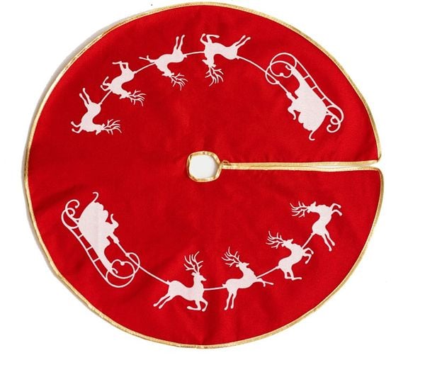  Thảm Chân Cây Thông Viền Vàng 