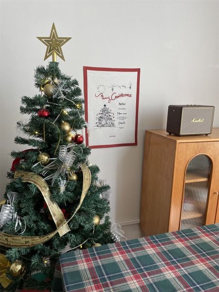  Tấm Vải Merry Viền Đỏ 