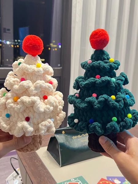  Cây Thông Đan Len Handmade 