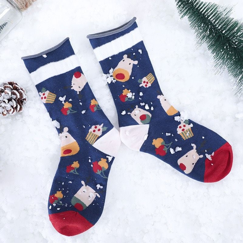  Set 5 Tất Giáng Sinh Kèm Túi 