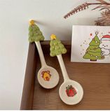  Thìa Gốm Giáng Sinh 