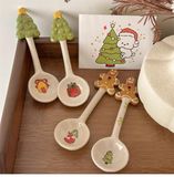  Thìa Gốm Giáng Sinh 