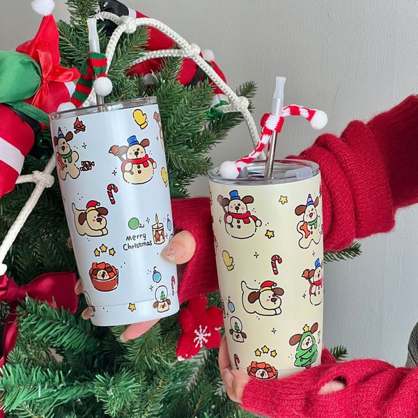  Cốc Giữ Nhiệt Cún Xmas 