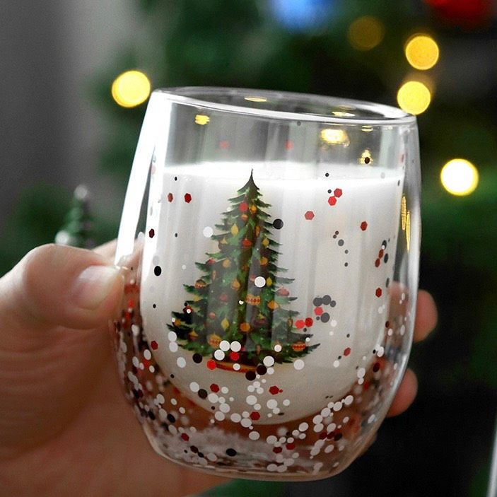  Cốc Cây Thông Hai Lớp 
