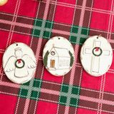  Tranh Gốm Giáng Sinh Trắng 