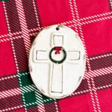  Tranh Gốm Giáng Sinh Trắng 