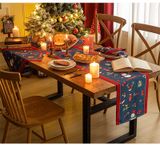  Khăn Trải Bàn Xmas Viền Đỏ 