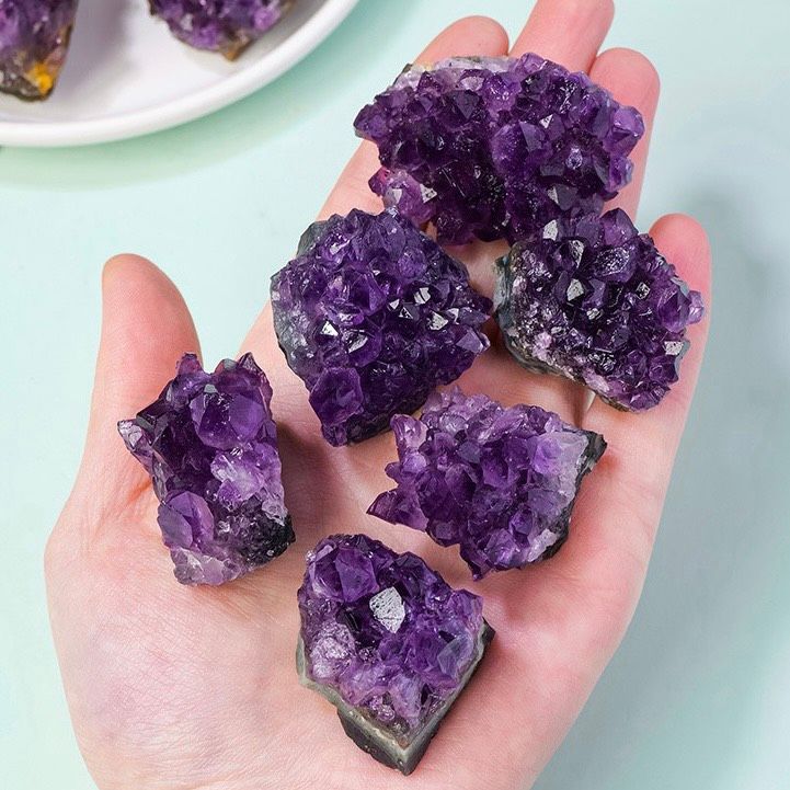  Tinh Thể Thạch Anh Tím 