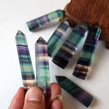  Trụ Rainbow Fluorite 