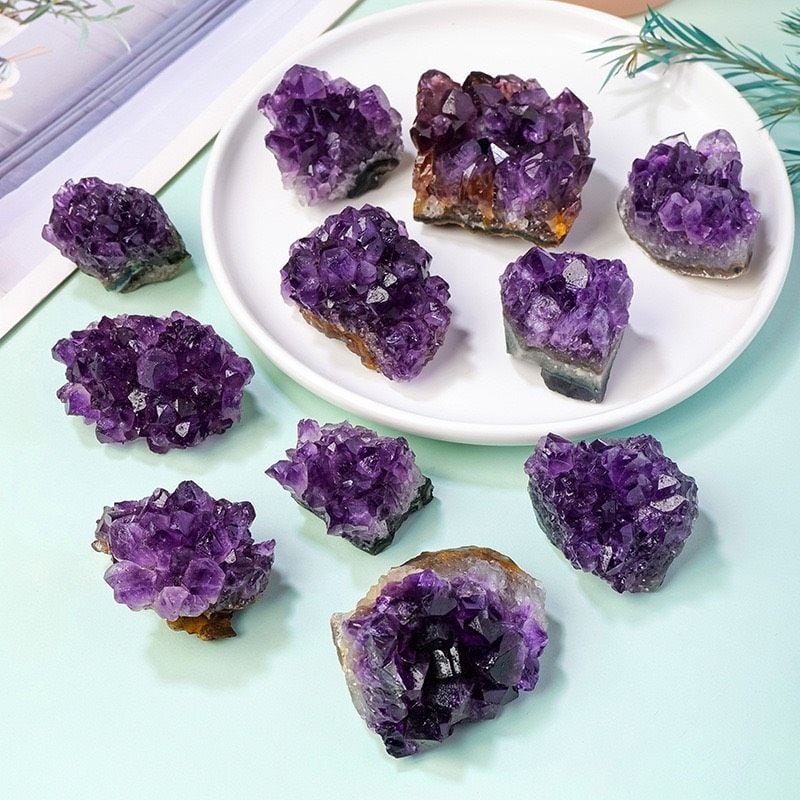  Tinh Thể Thạch Anh Tím 