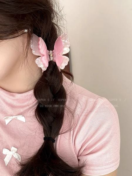  Kẹp Bướm Pastel 2 Màu 