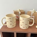  Cốc Cún Nơ Hồng 