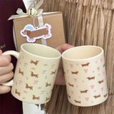  Cốc Cún Nơ Hồng 