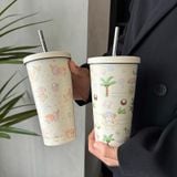  Cốc Giữ Nhiệt Cún Nâu 