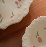  Đĩa Hoa Tulip Retro 