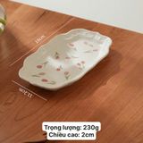  Đĩa Hoa Tulip Retro 