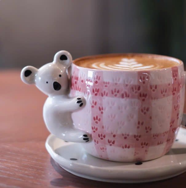  Set Tách Gấu Koala Hồng 