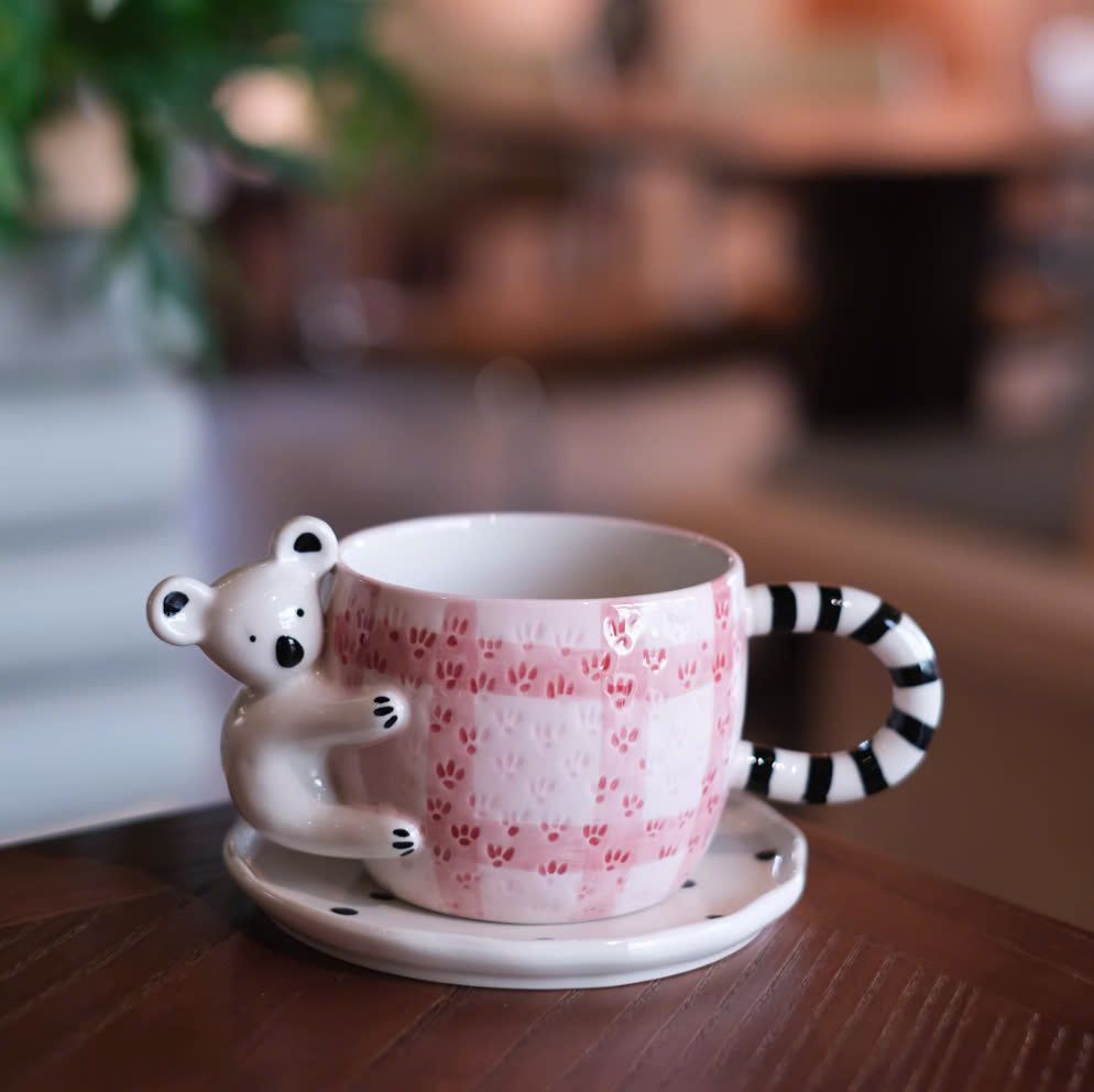  Set Tách Gấu Koala Hồng 