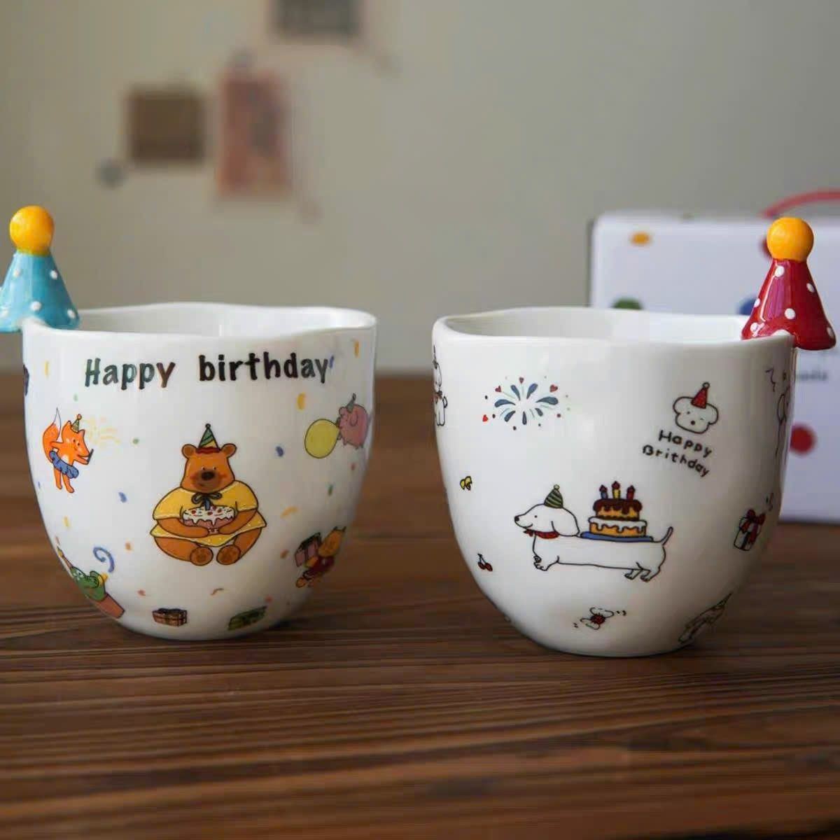 Cốc Happy Birthday Party – A Little Leaf