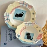  Bát, Đĩa Mèo Lười Dễ Thương 