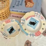  Bát, Đĩa Mèo Lười Dễ Thương 