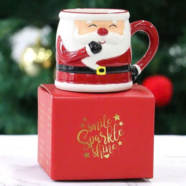 Cốc Ông Già Noel Vẽ Tay 