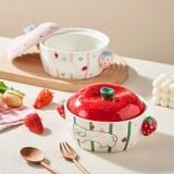  Nồi Úp Mì Dâu Tây Đáng Yêu 