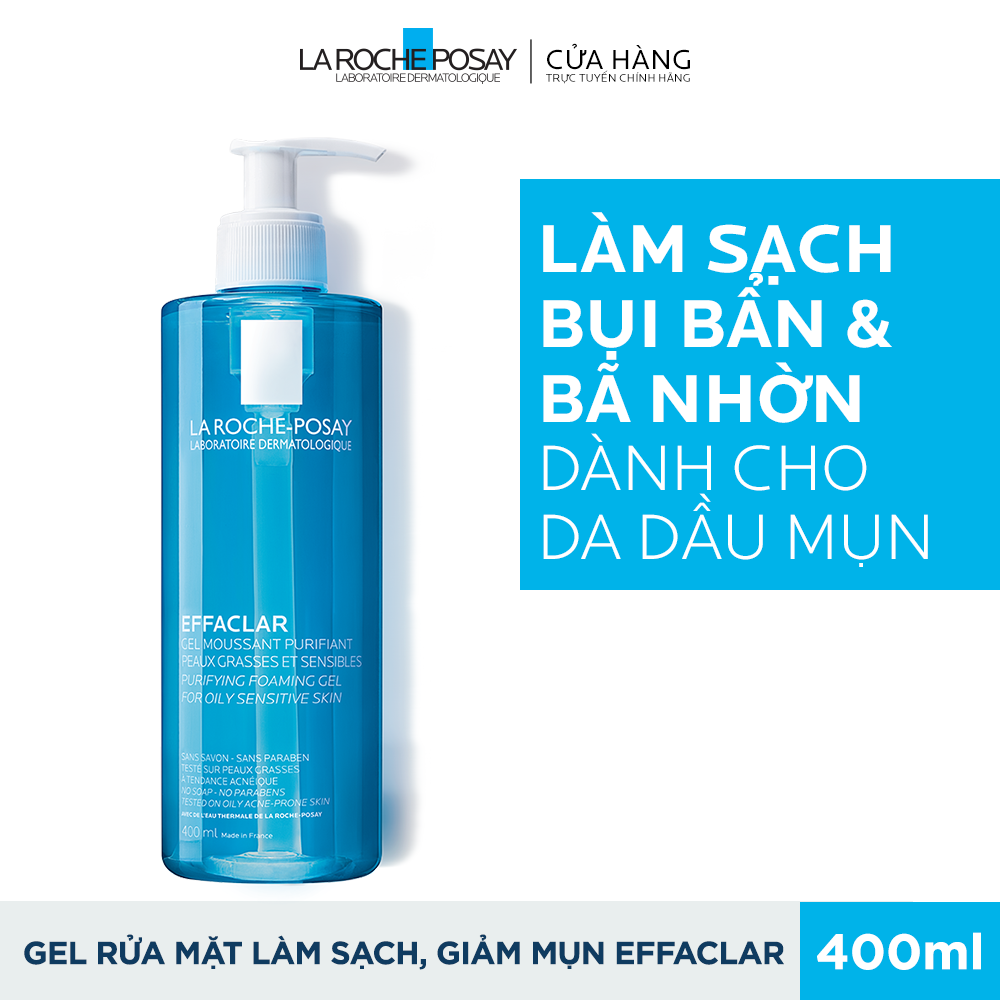 Gel rửa mặt tạo bọt làm sạch dành cho da dầu nhạy cảm La Roche-Posay E –  LOREAL ACD Vietnam