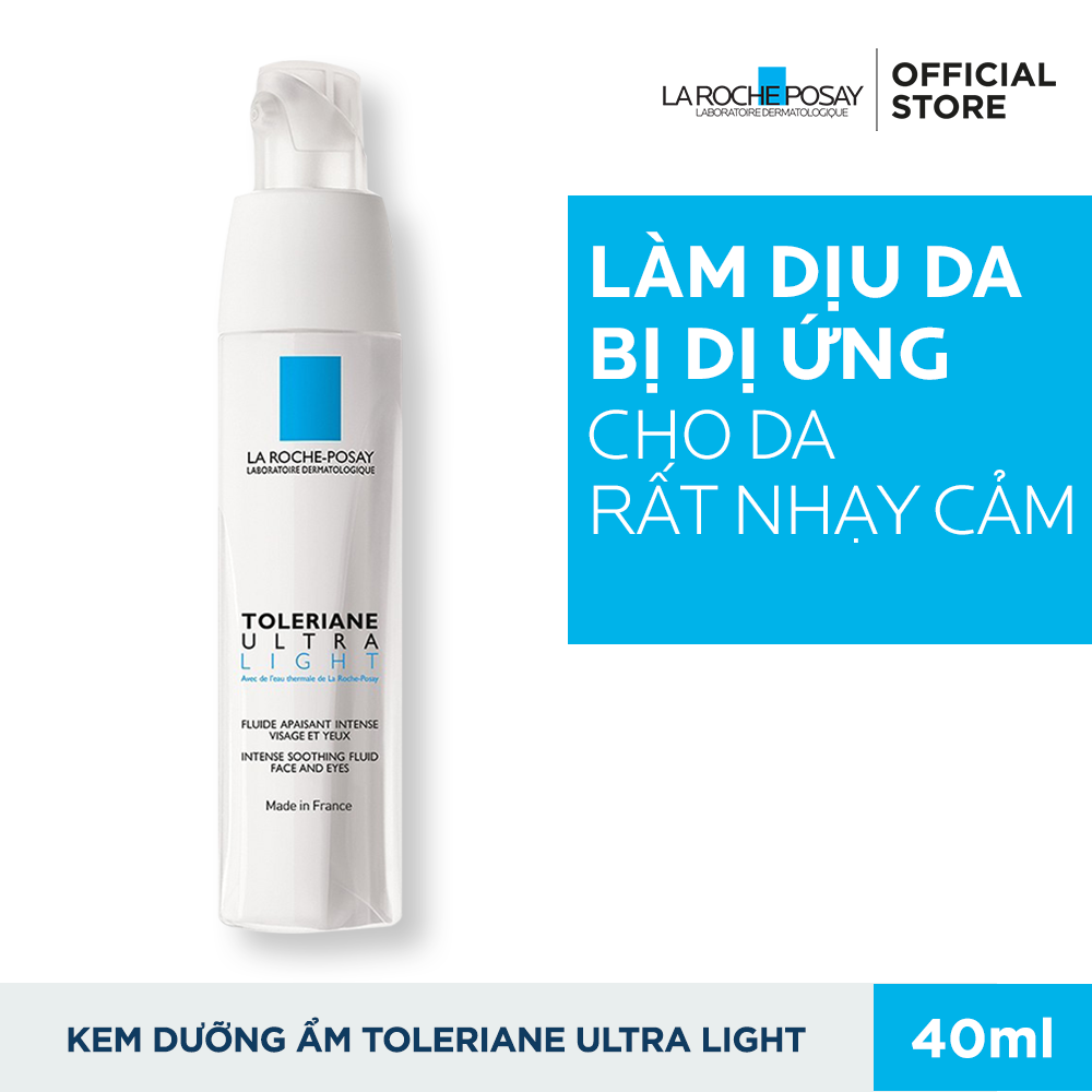  Kem dưỡng làm dịu cho da khô rất nhạy cảm Toleriane Ultra Light 40ml 