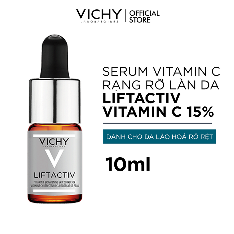  Dưỡng Chất Làm Sáng Và Cải Thiện Nếp Nhăn Vichy LiftActiv Vitamin C 15% 10ml 