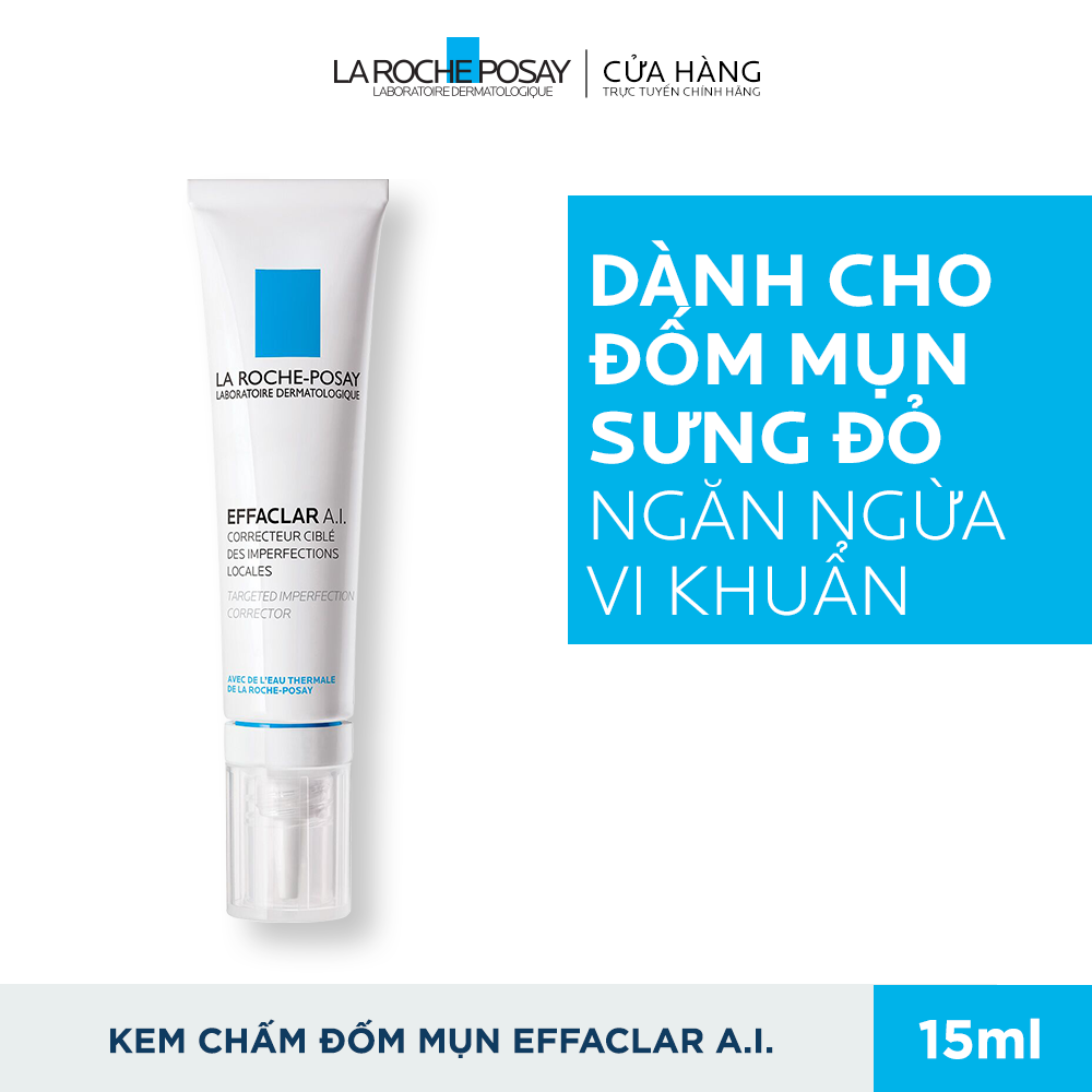 Kem giảm mụn chuyên biệt Effaclar A.I 15ml