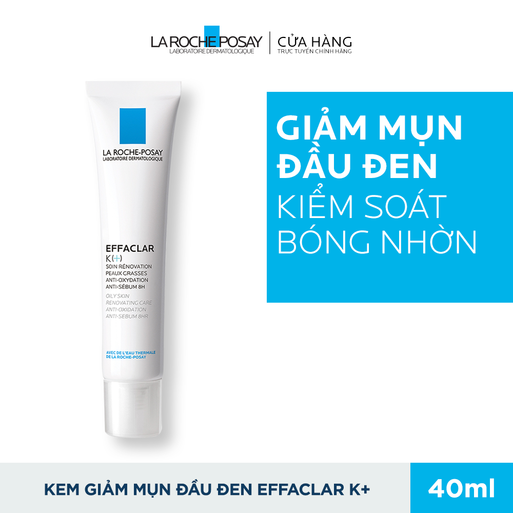  Kem giảm mụn đầu đen & kiểm soát dầu Effaclar K+ 40ml 