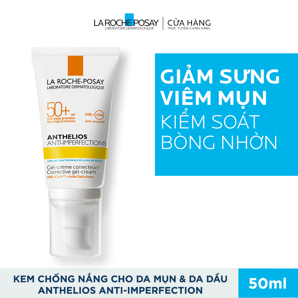  Kem chống nắng cho da dầu, dễ nổi mụn Anti-Imperfection 50ml 