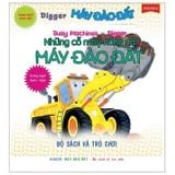 Bộ Sách Busy Machines + Puzzle Activity - Digger: Máy Đào Đất (Song Ngữ Anh - Việt) - Kèm Mô Hình Lắp Ghép