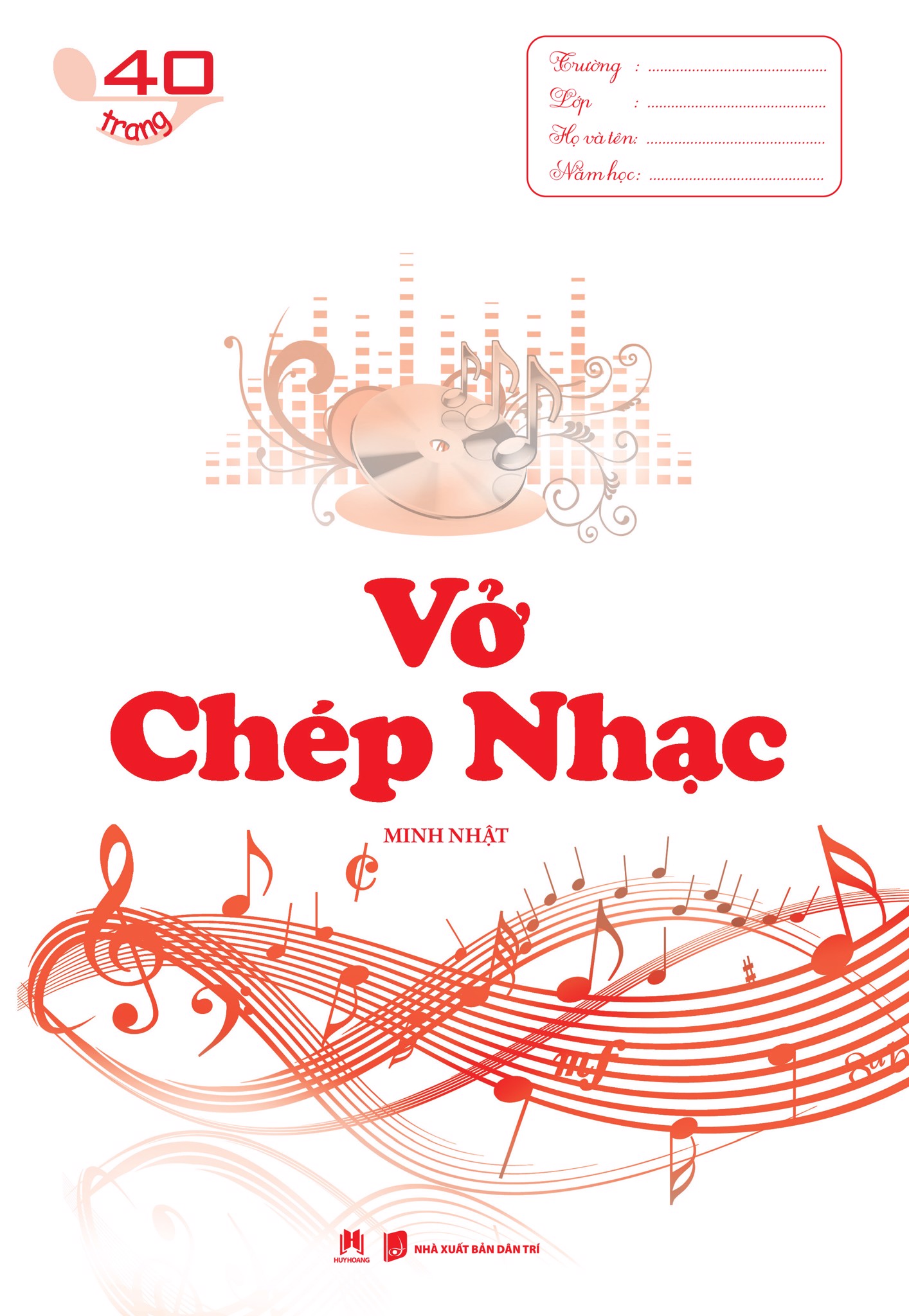 Vở chép nhạc 40 trang