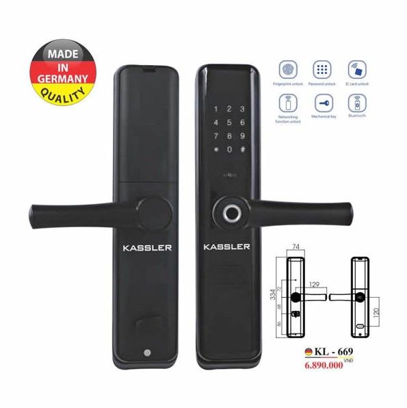 Khóa vân tay Kassler KL-669