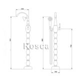 Sen Tắm Bồn Rosca 2504