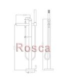 Sen Tắm Bồn Rosca 2515