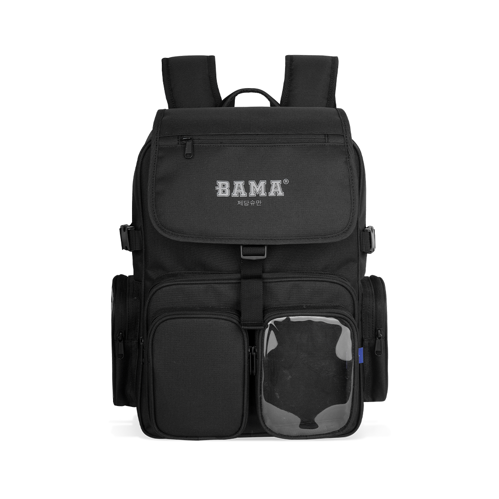 Balo nam nữ đi học đi làm BAMA Basic Backpack Ss2 chống nước nhiều ngă