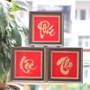 Bộ Tranh 3 Chữ Phúc Lộc Thọ mạ vàng