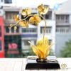 Hoa Phong Lan Hồ Điệp mạ vàng