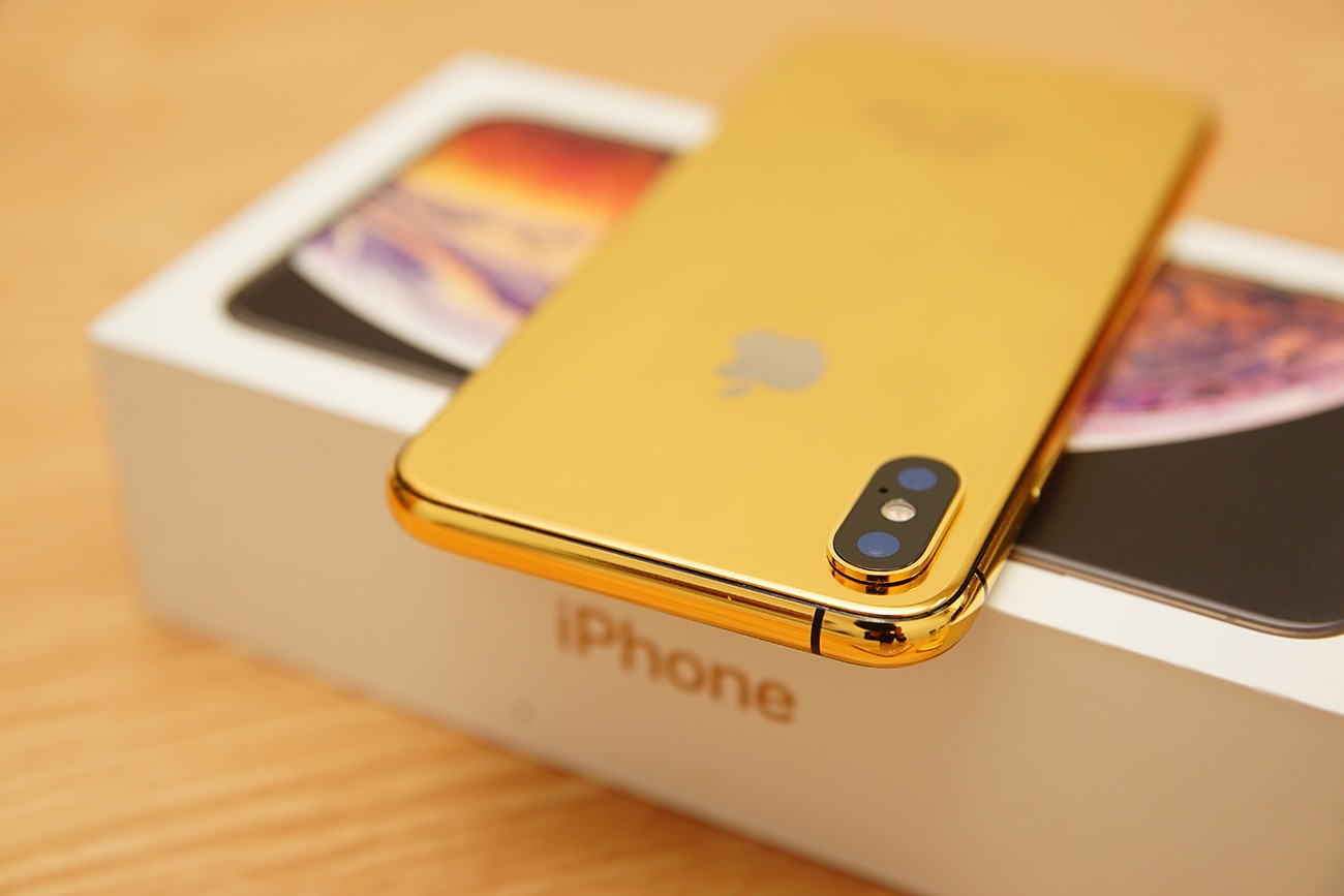 mua iphone XS max phiên bản mạ vàng 24K tại Hà Nội,HCM, độ vàng điện thoại iphone