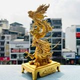 Tượng Rồng vàng Kim Long Đại cát