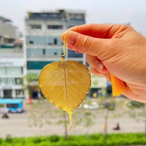 Lá Bồ Đề Mạ vàng 24K cao cấp