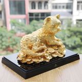 Tượng Mèo vàng An Gia