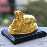 Tượng Trâu phong thủy mạ vàng 24K