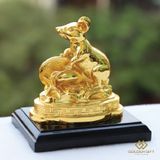 Tượng Chuột phong thủy mạ vàng 24K