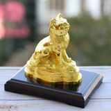 Tượng Mèo bằng đồng mạ vàng