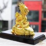 Tượng Rồng thời Nguyễn mạ vàng - Size lớn